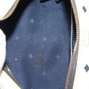 MCM Logogram Vicetos Mini Hand Bag PVC 2way White Gold Auth 149573-17