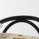 MCM Logogram Vicetos Mini Hand Bag PVC 2way White Gold Auth 149573-8