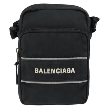 BALENCIAGA Messenger Bag Small Shoulder Bag Canvas Black 638657 Auth 149577 - 0