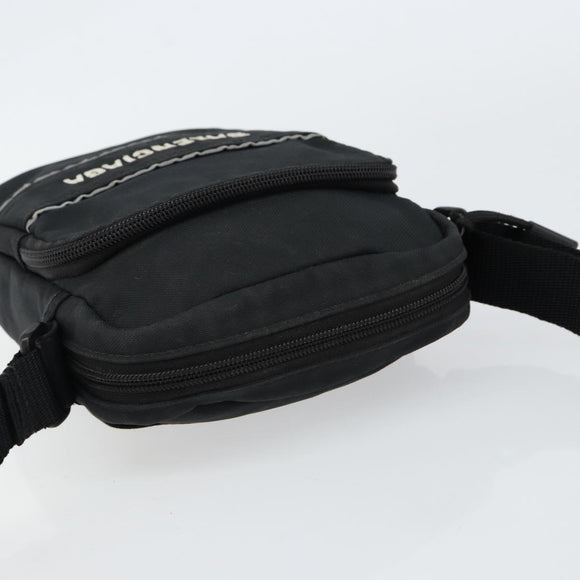 BALENCIAGA Messenger Bag Small Shoulder Bag Canvas Black 638657 Auth 149577