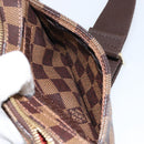 LOUIS VUITTON Damier Ebene Geronimos Shoulder Bag N51994 LV Auth 149581V-21