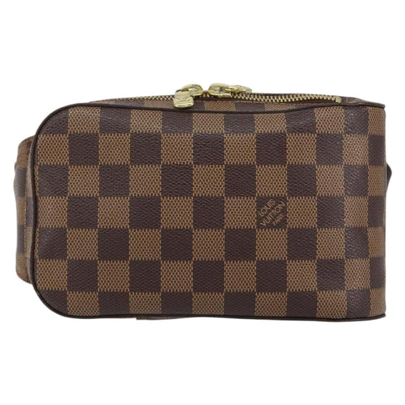 LOUIS VUITTON Damier Ebene Geronimos Shoulder Bag N51994 LV Auth 149581V