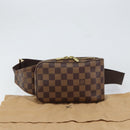 LOUIS VUITTON Damier Ebene Geronimos Shoulder Bag N51994 LV Auth 149581V-12