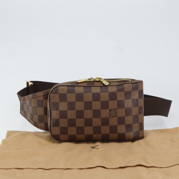 LOUIS VUITTON Damier Ebene Geronimos Shoulder Bag N51994 LV Auth 149581V