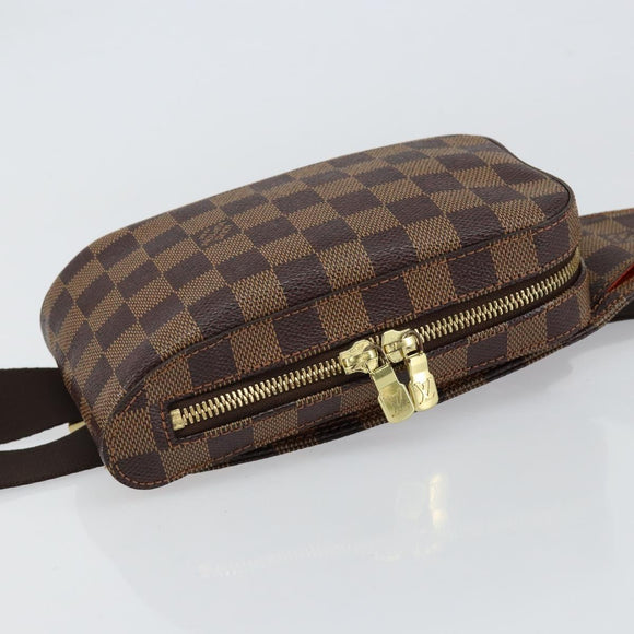 LOUIS VUITTON Damier Ebene Geronimos Shoulder Bag N51994 LV Auth 149581V