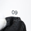 PRADA Hand Bag Nylon Leather Black Silver Auth 149582-12