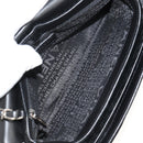 CHANEL Chain COCO Mark Camelia Shoulder Bag Velor Black Silver CC Auth 149585V-9