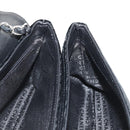 CHANEL Chain COCO Mark Camelia Shoulder Bag Velor Black Silver CC Auth 149585V-23