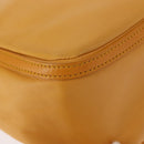 LOEWE Anagram Hand Bag Leather Yellow Auth 149588-16