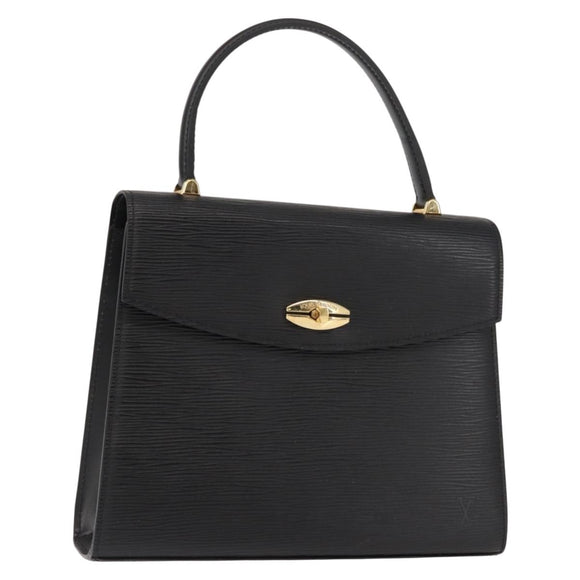 LOUIS VUITTON Epi Malesherbes Hand Bag Black M52372 LV Auth 149589