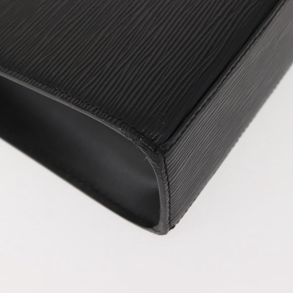 LOUIS VUITTON Epi Malesherbes Hand Bag Black M52372 LV Auth 149589