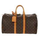 LOUIS VUITTON Monogram Keepall 45 Boston Bag M41428 LV Auth 149593A-13