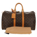 LOUIS VUITTON Monogram Keepall 45 Boston Bag M41428 LV Auth 149593A-12