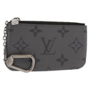 LOUIS VUITTON Monogram Eclipse Reverse Pochette Cles Purse M80905 LV Auth 149596-1