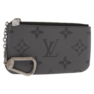 LOUIS VUITTON Monogram Eclipse Reverse Pochette Cles Purse M80905 LV Auth 149596
