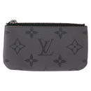 LOUIS VUITTON Monogram Eclipse Reverse Pochette Cles Purse M80905 LV Auth 149596-13