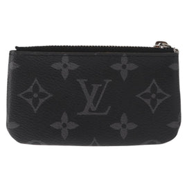 LOUIS VUITTON Monogram Eclipse Reverse Pochette Cles Purse M80905 LV Auth 149596 - 0