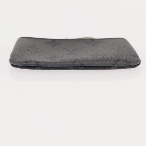 LOUIS VUITTON Monogram Eclipse Reverse Pochette Cles Purse M80905 LV Auth 149596