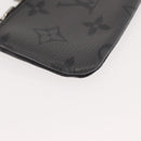 LOUIS VUITTON Monogram Eclipse Reverse Pochette Cles Purse M80905 LV Auth 149596-8