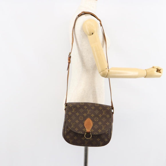 LOUIS VUITTON Monogram Saint Cloud GM Shoulder Bag M51242 LV Auth 149599