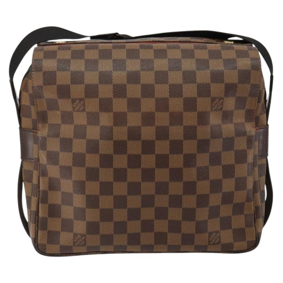 LOUIS VUITTON Damier Ebene Naviglio Shoulder Bag N45255 LV Auth 149600