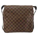 LOUIS VUITTON Damier Ebene Naviglio Shoulder Bag N45255 LV Auth 149600-2