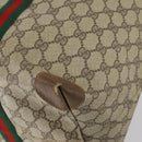 GUCCI GG Supreme Web Sherry Line Bag PVC Beige Red Green 89 19 012 Auth 149602-16