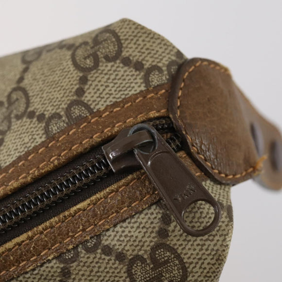 GUCCI GG Supreme Web Sherry Line Bag PVC Beige Red Green 89 19 012 Auth 149602