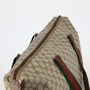 GUCCI GG Supreme Web Sherry Line Bag PVC Beige Red Green 89 19 012 Auth 149602-6