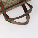 GUCCI GG Supreme Web Sherry Line Bag PVC Beige Red Green 89 19 012 Auth 149602-7
