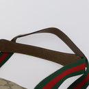 GUCCI GG Supreme Web Sherry Line Bag PVC Beige Red Green 89 19 012 Auth 149602-14