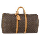 LOUIS VUITTON Monogram Keepall 60 Boston Bag M41422 LV Auth 149605V-1