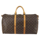 LOUIS VUITTON Monogram Keepall Bandouliere 50 Boston Bag M41416 LV Auth 149606-2