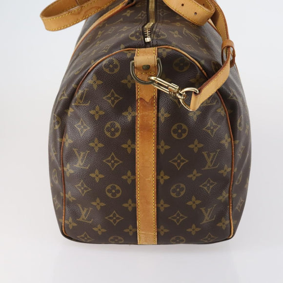 LOUIS VUITTON Monogram Keepall Bandouliere 50 Boston Bag M41416 LV Auth 149606