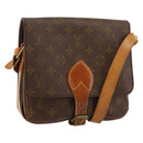 LOUIS VUITTON Monogram Cartouchiere MM Shoulder Bag Vintage M51253 Auth 149607-1