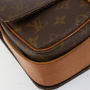 LOUIS VUITTON Monogram Cartouchiere MM Shoulder Bag Vintage M51253 Auth 149607-14
