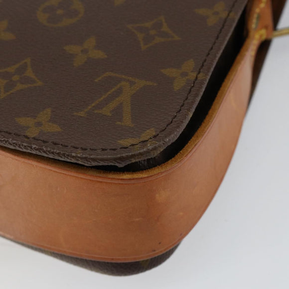 LOUIS VUITTON Monogram Cartouchiere MM Shoulder Bag Vintage M51253 Auth 149607