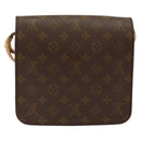 LOUIS VUITTON Monogram Cartouchiere MM Shoulder Bag Vintage M51253 Auth 149607-2