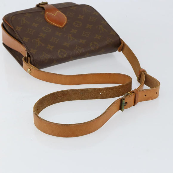 LOUIS VUITTON Monogram Cartouchiere MM Shoulder Bag Vintage M51253 Auth 149607