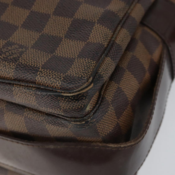 LOUIS VUITTON Damier Ebene Naviglio Shoulder Bag N45255 LV Auth 149610