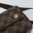 LOUIS VUITTON Damier Ebene Naviglio Shoulder Bag N45255 LV Auth 149610-19