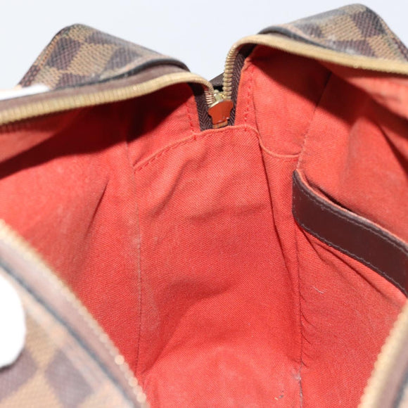 LOUIS VUITTON Damier Ebene Naviglio Shoulder Bag N45255 LV Auth 149610