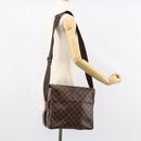 LOUIS VUITTON Damier Ebene Naviglio Shoulder Bag N45255 LV Auth 149610-26