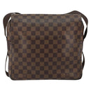 LOUIS VUITTON Damier Ebene Naviglio Shoulder Bag N45255 LV Auth 149610-2