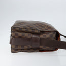 LOUIS VUITTON Damier Ebene Naviglio Shoulder Bag N45255 LV Auth 149610-3