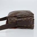LOUIS VUITTON Damier Ebene Naviglio Shoulder Bag N45255 LV Auth 149610-4