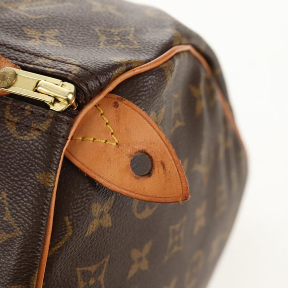 LOUIS VUITTON Monogram Speedy 35 Hand Bag M41524 LV Auth 149613V