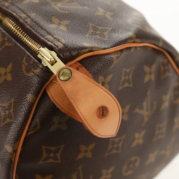 LOUIS VUITTON Monogram Speedy 35 Hand Bag M41524 LV Auth 149613V