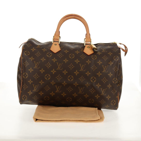 LOUIS VUITTON Monogram Speedy 35 Hand Bag M41524 LV Auth 149613V