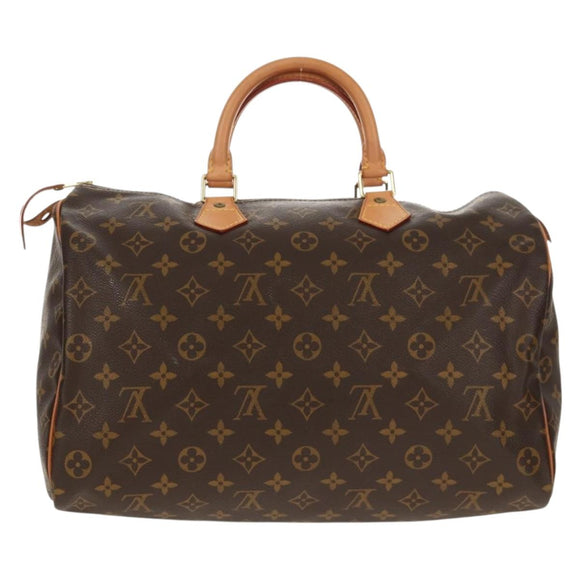 LOUIS VUITTON Monogram Speedy 35 Hand Bag M41524 LV Auth 149613V
